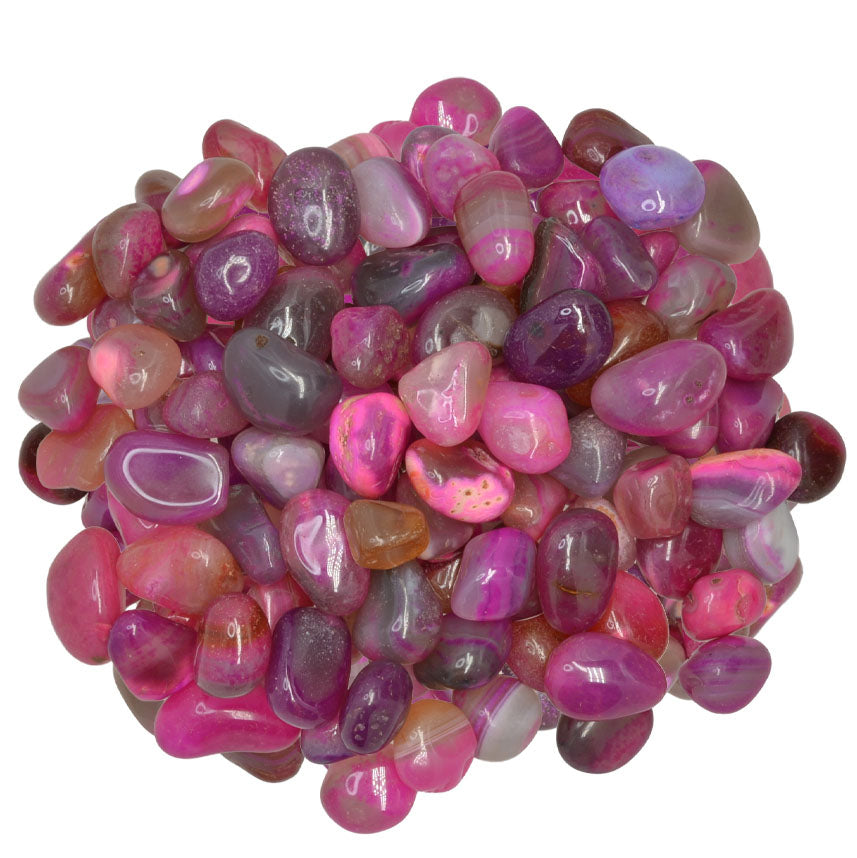 Pink shop dyed agate