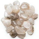 Digging Dolls: 1 lb of Medium Rutilated Quartz B Grade Stones from Brazil - Tumbled Rocks Perfect for Art, Crafts, Reiki, Wicca and Wire Wrapping!