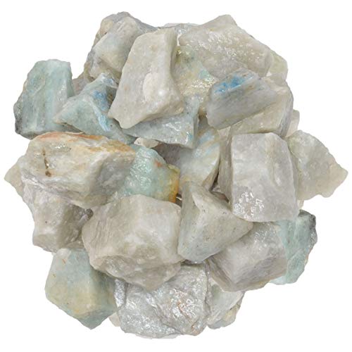 Digging Dolls: 3 lbs of Light Green Aventurine Rough Stones from India - Raw Rocks Perfect for Tumbling, Lapidary Polishing, Reiki, Crystal Healing and Crafts!