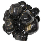 Digging Dolls: 1/2 lb of Large Black Onyx A Grade Stones from Brazil - Tumbled Rocks Crystals Perfect for Art, Crafts, Reiki, Wicca and Wire Wrapping!