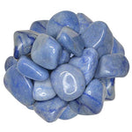 Digging Dolls: 1 lb of Large Blue Quartz A Grade Stones from Brazil - Tumbled Rocks Crystals Perfect for Art, Crafts, Reiki, Wicca and Wire Wrapping!