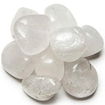 Digging Dolls: 1 lb of Extra Large Crystal Quartz B Grade Stones from Brazil - Tumbled Rocks Perfect for Art, Crafts, Reiki, Wicca and Wire Wrapping!