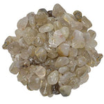 Digging Dolls: 2 lbs of Extra Small Rutile Quartz B Grade Stones from Brazil - Tumbled Rocks Crystals Perfect for Art, Crafts, Reiki, Wicca and Wire Wrapping!