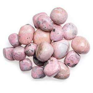 Digging Dolls: 3 lbs Natural Rhodonite Tumbled Stones from Peru