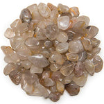 Digging Dolls: 3 lbs of Extra Small Rutilated Quartz A Grade Stones from Brazil - Tumbled Rocks Perfect for Art, Crafts, Reiki, Wicca and Wire Wrapping!