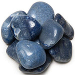 Digging Dolls: 1/2 lb of Extra Large Blue Quartz B Grade Stones from Brazil - Tumbled Rocks Perfect for Art, Crafts, Reiki, Wicca and Wire Wrapping!