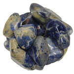 Digging Dolls: 1 lb of XX Large Sodalite B Grade Stones from Brazil - Tumbled Rocks Crystals Perfect for Art, Crafts, Reiki, Wicca and Wire Wrapping!