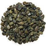 Digging Dolls: 1 lb of XXSmall Green Jasper A Grade Stones from Brazil - Tumbled Rocks Perfect for Art, Crafts, Reiki, Wicca and Wire Wrapping!