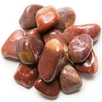 Digging Dolls: 1/2 lb of Large Red Aventurine B Grade Stones from Brazil - Tumbled Rocks Perfect for Art, Crafts, Reiki, Wicca and Wire Wrapping!