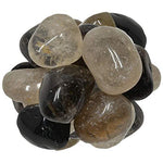 Digging Dolls: 1 lb of Extra Large Smokey Quartz A Grade Stones from Brazil - Tumbled Rocks Crystals Perfect for Art, Crafts, Reiki, Wicca and Wire Wrapping!