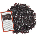 Digging Dolls: 1 lb of Tumbled Garnet Chip Stones - Polished Rocks for Crafts, Art, Vase Filler, Decoration, Reiki, Crystal Jewelry Making and More!