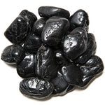 Digging Dolls: 1/2 lb of Large Black Tourmaline A Grade Stones from Brazil - Tumbled Rocks Perfect for Art, Crafts, Reiki, Wicca and Wire Wrapping!