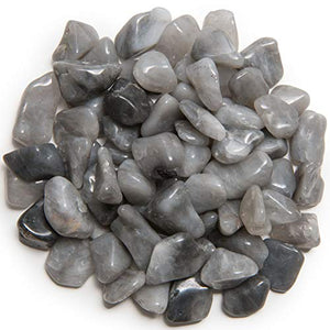 Digging Dolls: 1/2 lb of Extra Small Cat's Eye A Grade Stones from Brazil - Tumbled Rocks Perfect for Art, Crafts, Reiki, Wicca and Wire Wrapping!