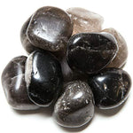 Digging Dolls: 1/2 lb of Extra Large Smokey Quartz B Grade Stones from Brazil - Tumbled Rocks Perfect for Art, Crafts, Reiki, Wicca and Wire Wrapping!