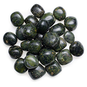 Digging Dolls: 1/2 lb Natural Nephrite Tumbled Stones from Peru