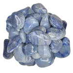 Digging Dolls: 3 lbs of Medium Blue Quartz B Grade Stones from Brazil - Tumbled Rocks Crystals Perfect for Art, Crafts, Reiki, Wicca and Wire Wrapping!