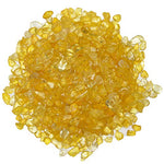 Digging Dolls: 1/2 lb of Tumbled Dyed Yellow Crystal Chip Stones - Polished Rocks for Crafts, Art Projects and More!