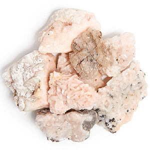 Digging Dolls: 1 pc Pink Dolomite Rough Rocks from Morocco - Avg 1.75" - Raw Natural Stones for Arts, Crafts, Wire Wrapping, Gem Mining, Decoration, Specimens, Wicca and Reiki Crystal Healing