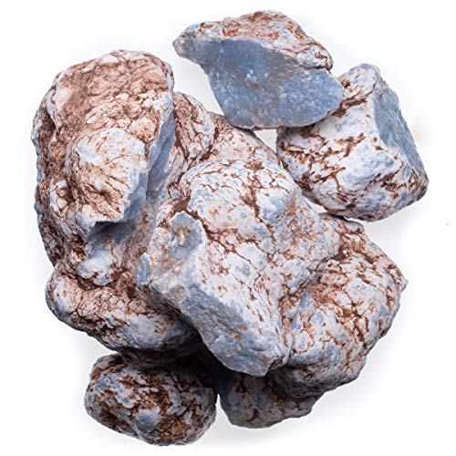 Digging Dolls: 1 lb Natural Angelite Rough Stones from Peru