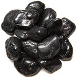 Digging Dolls: 1 lb of Extra Large Black Tourmaline A Grade Stones from Brazil - Tumbled Rocks Perfect for Art, Crafts, Reiki, Wicca and Wire Wrapping!