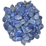 Digging Dolls: 1 lb of Extra Small Blue Quartz A Grade Stones from Brazil - Tumbled Rocks Crystals Perfect for Art, Crafts, Reiki, Wicca and Wire Wrapping!