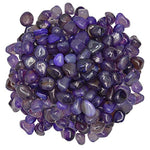 Digging Dolls: 1/2 lb of XX Small Dyed Dark Purple Agate A Grade Stones from Brazil - Tumbled Rocks Crystals Perfect for Art, Crafts, Reiki, Wicca and Wire Wrapping!