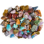 Digging Dolls: 18 lbs Natural Premium Madagascar Rough Stone Mix - Small Size - 1/2" to 1" Average - Raw Rough Rocks for Arts, Crafts, Tumbling, Polishing, Gem Mining, Wire Wrapping and More!