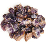 Digging Dolls: 2 lbs Deep Purple Amethyst Rough Rocks from India - Raw Natural Crystals and Stones for Arts, Crafts, Tumbling, Cabbing, Polishing, Wire Wrapping, Reiki Crystal Healing